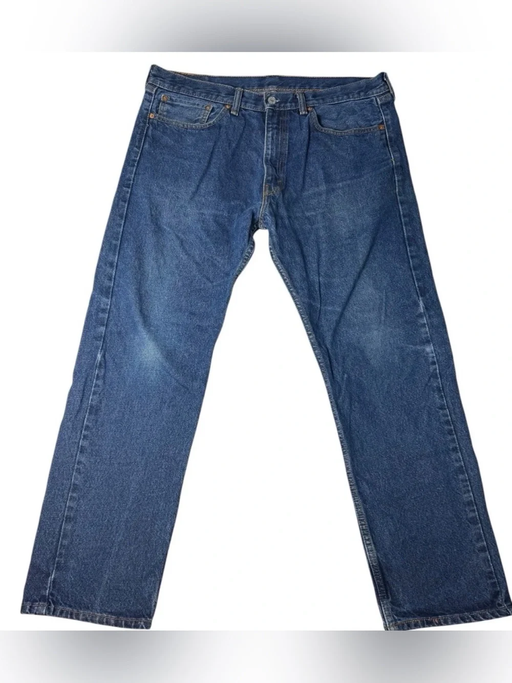 Levi’s 505 Jeans Men’s 36x30 Straight Leg Medium Wash Classic Red Tab